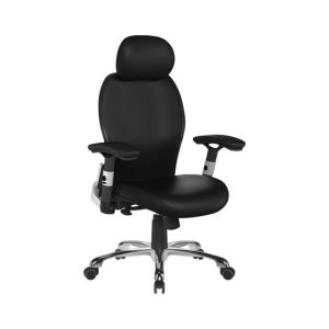 Kato 24 Hour PU High Back Operator Chair (Black)